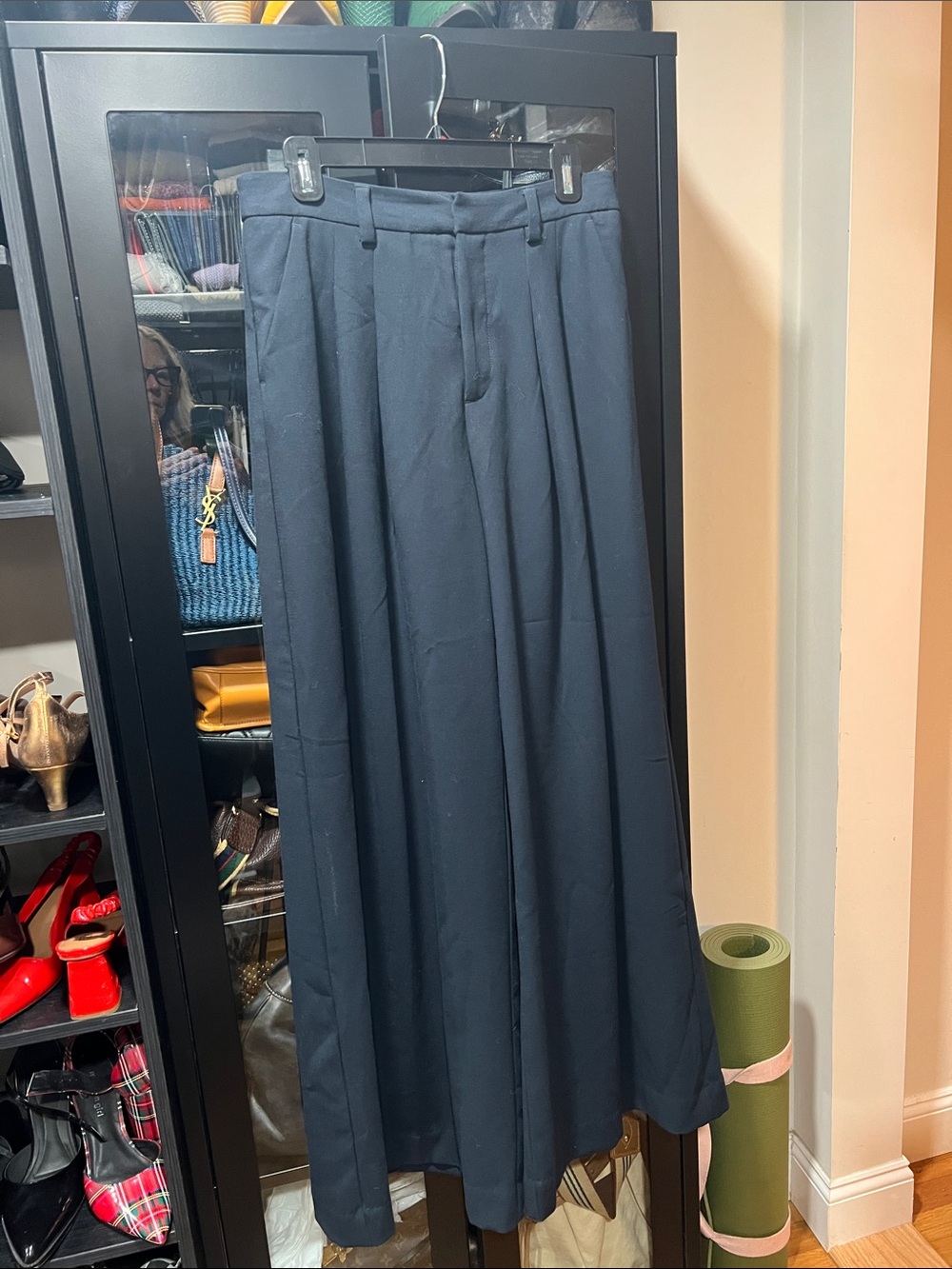 Maeve Women’s Wide-Leg Dress Pants in Navy